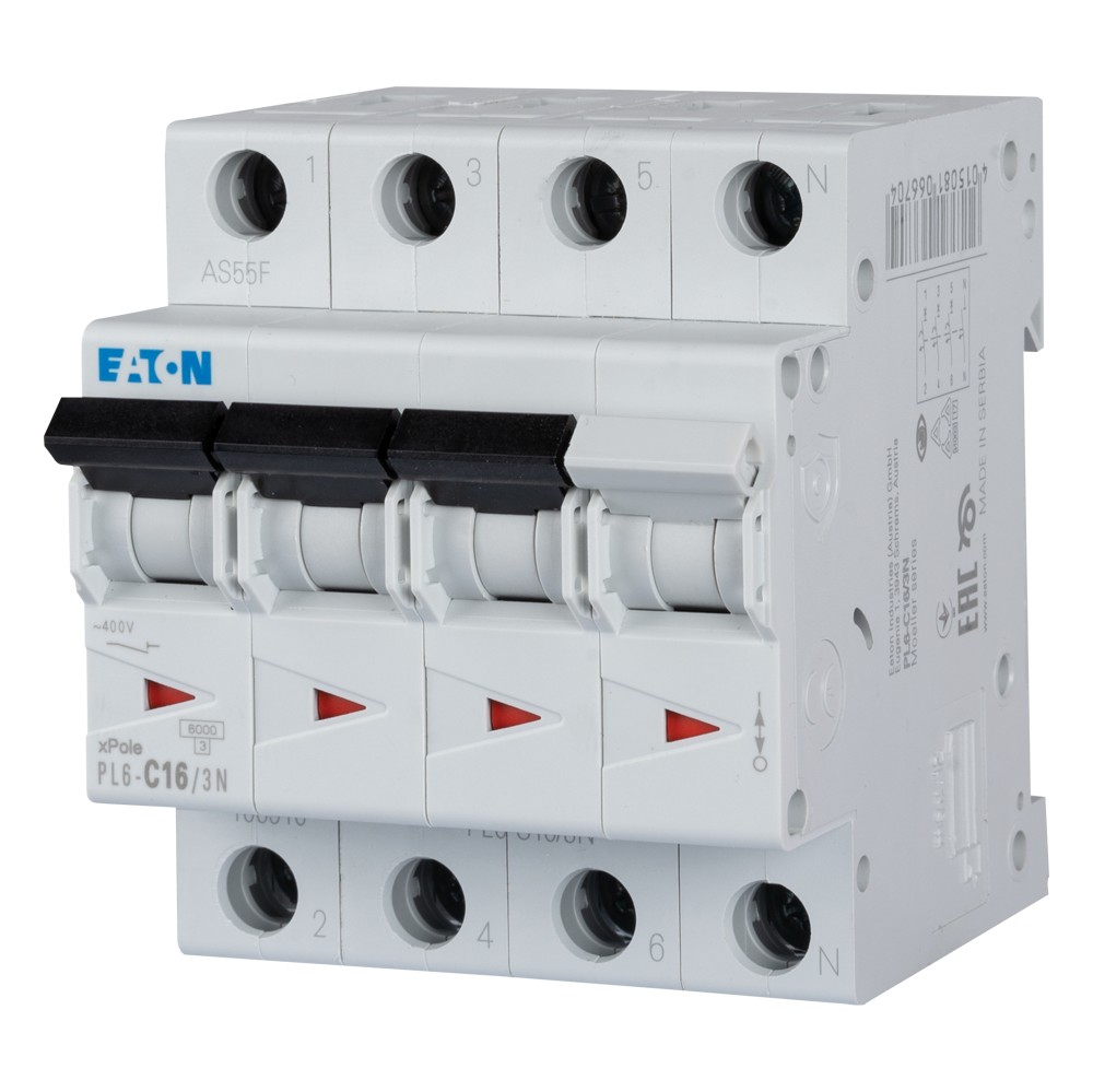 Intrerupator Automat 16A 3P+N C 6KA